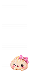 Glitter Dumpling List Pad
