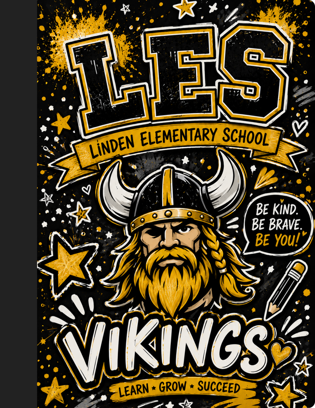 Little Viking Pride Linden Elementary Composition Book