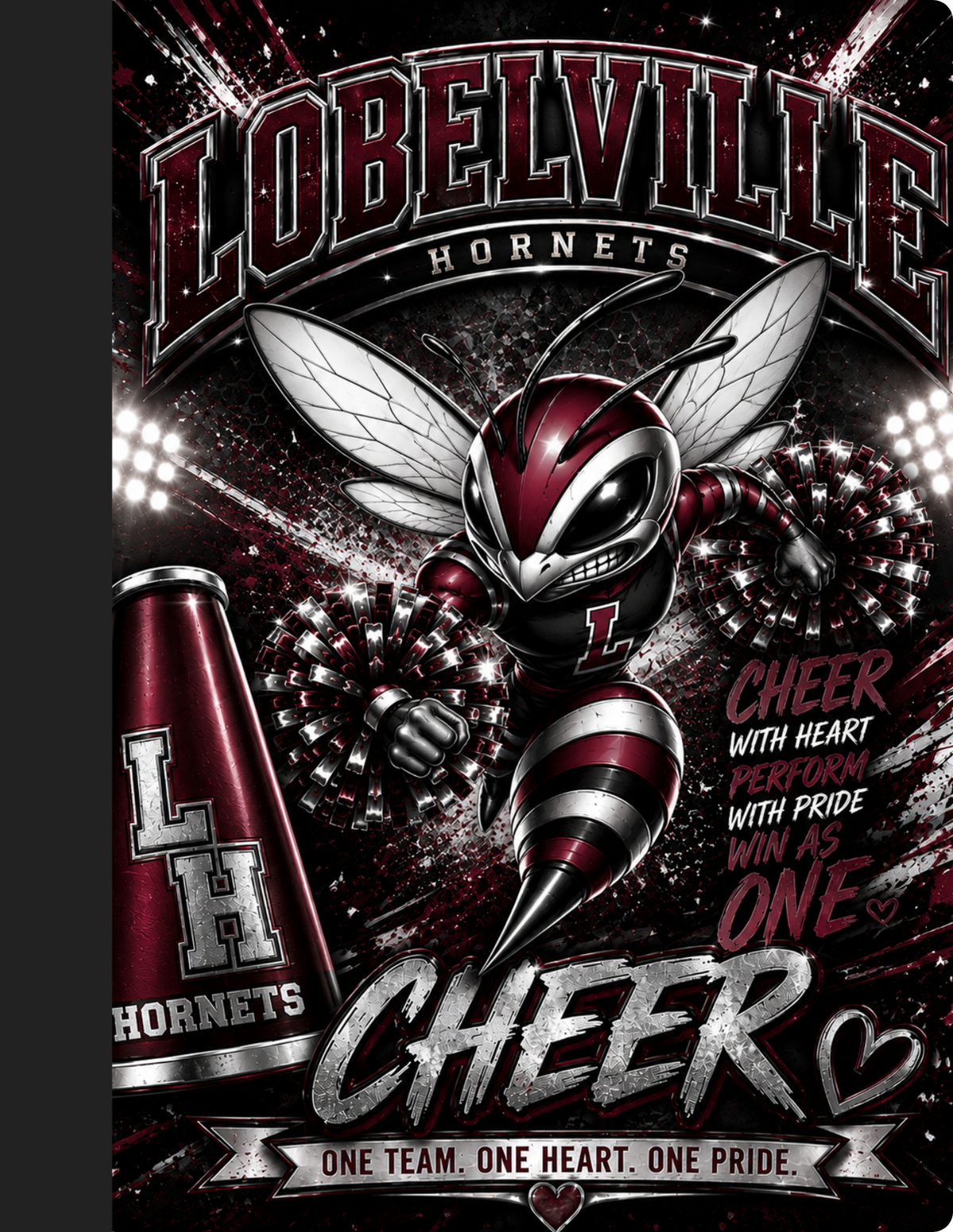 Hornet Cheer Lobelville Composition Book