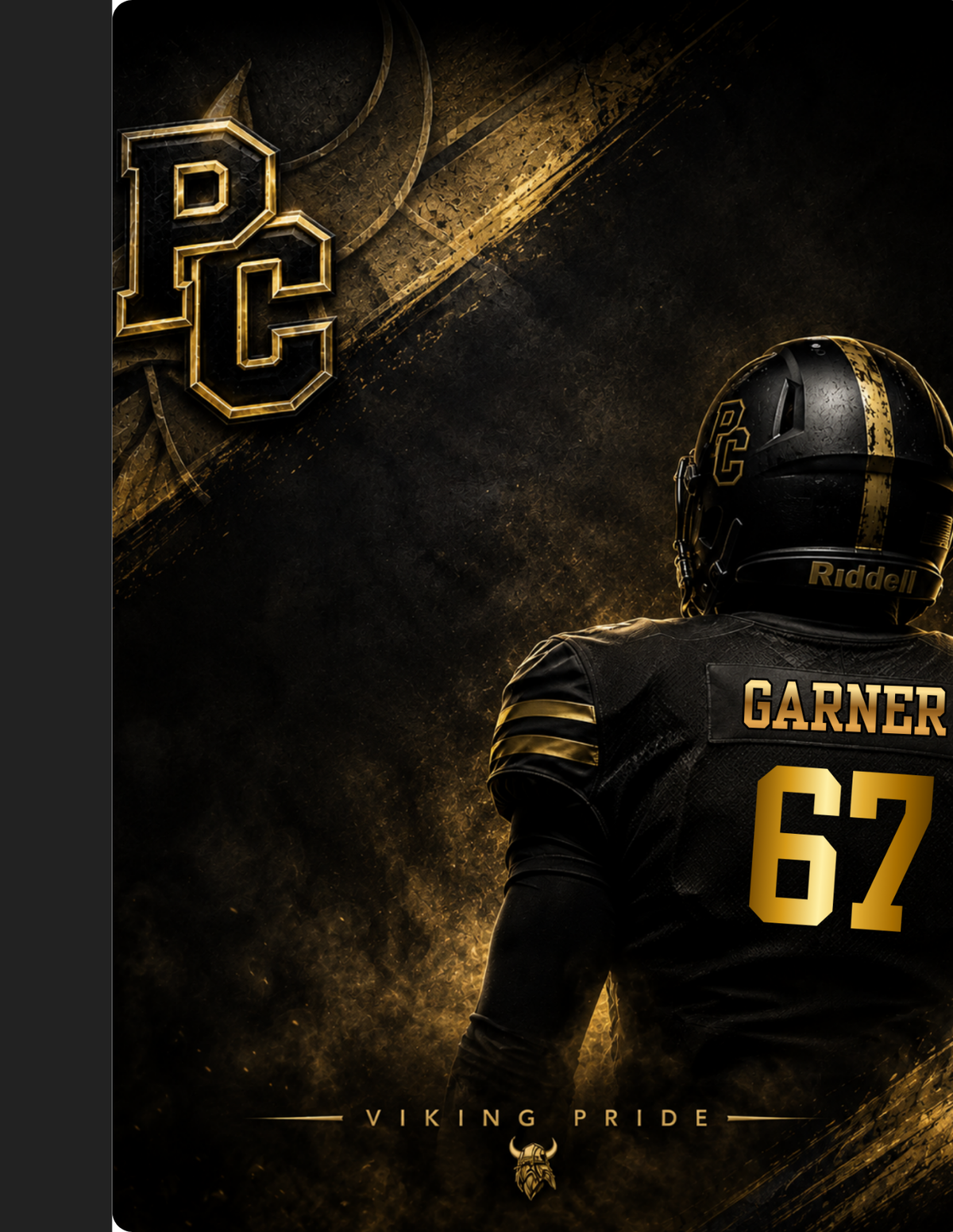Perry County Football Personalized