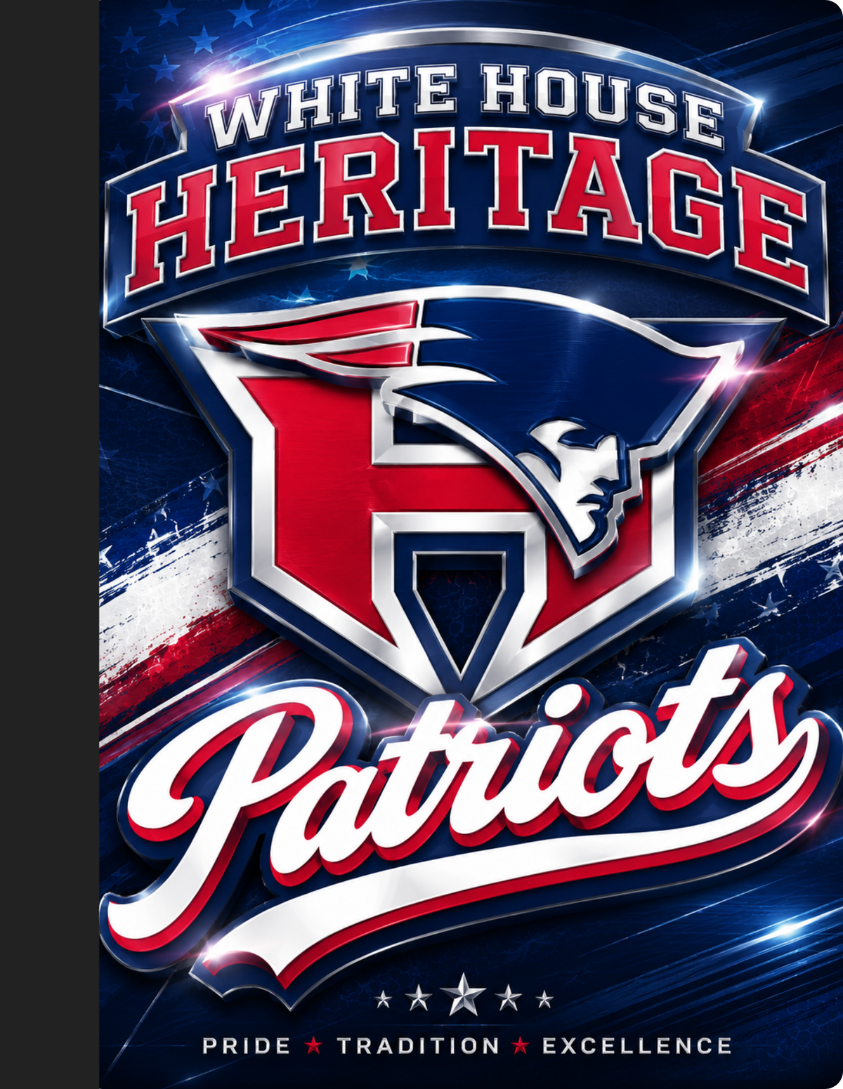 Patriot Pride White House Heritage Composition Book