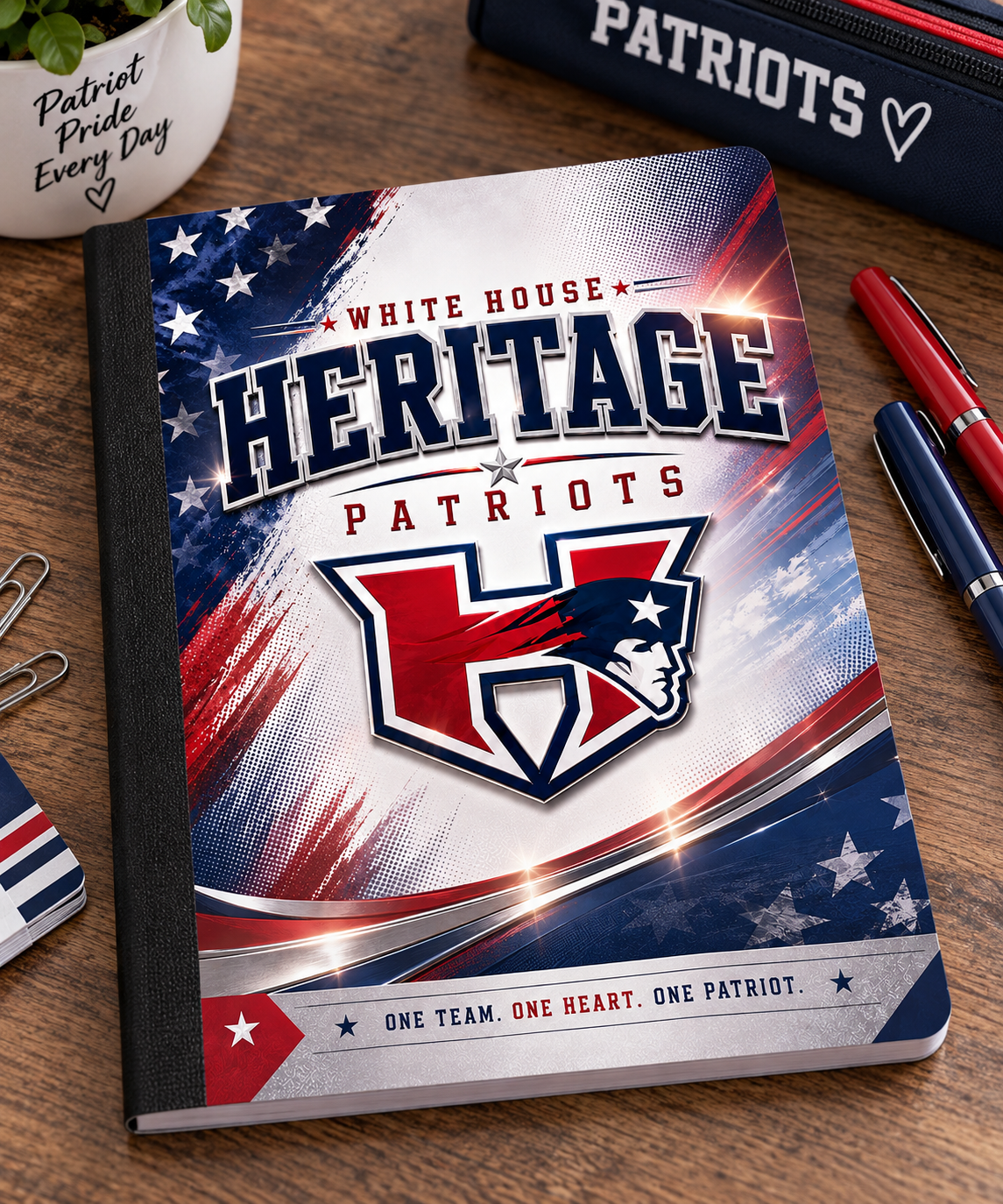 Patriot Heart White House Heritage Composition Book
