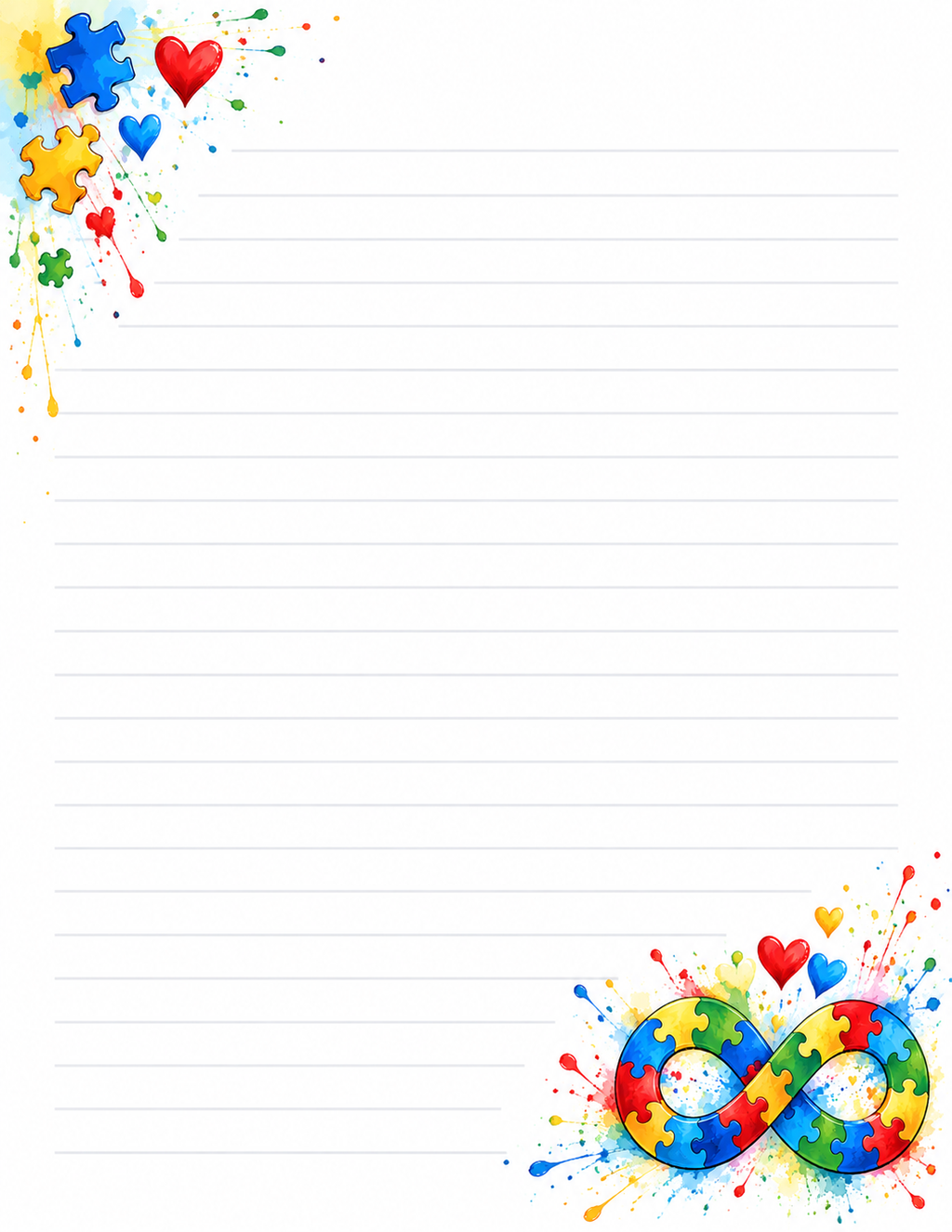 Autism Hardcover Journal