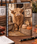 Highland Cow Hardcover Journal