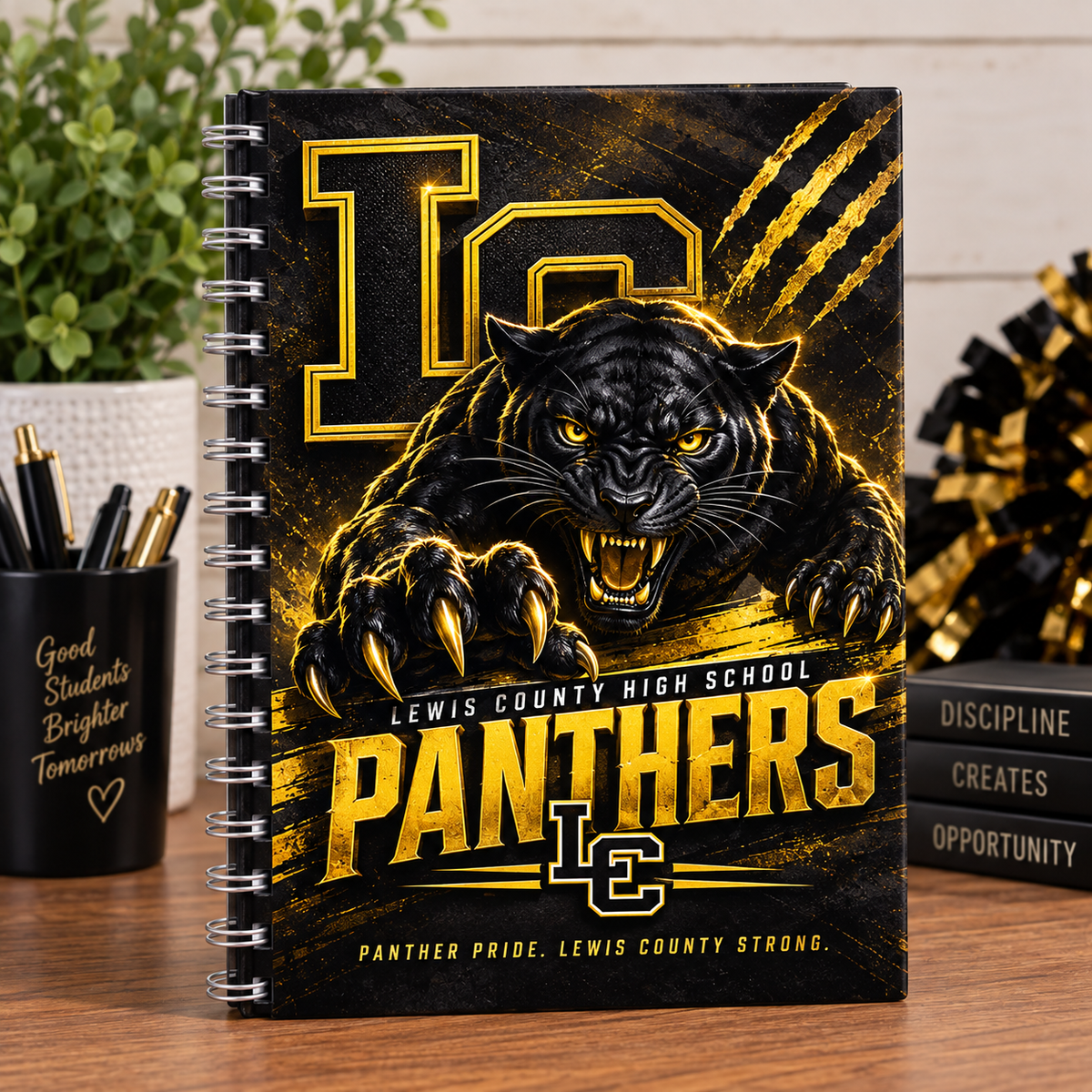 Panther Prowl Lewis County Hardcover Journal