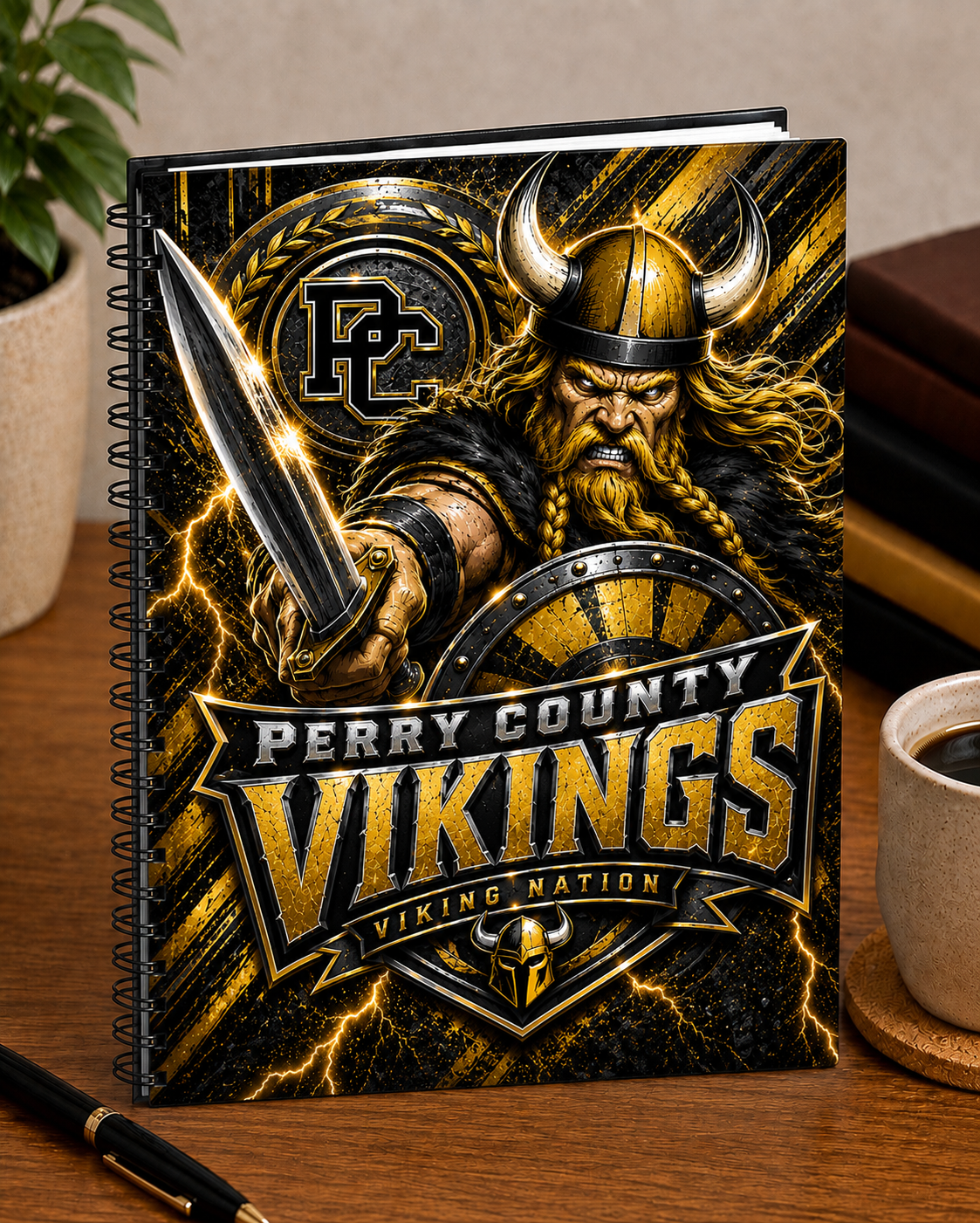 Warrior Viking Perry County Hardcover Journal