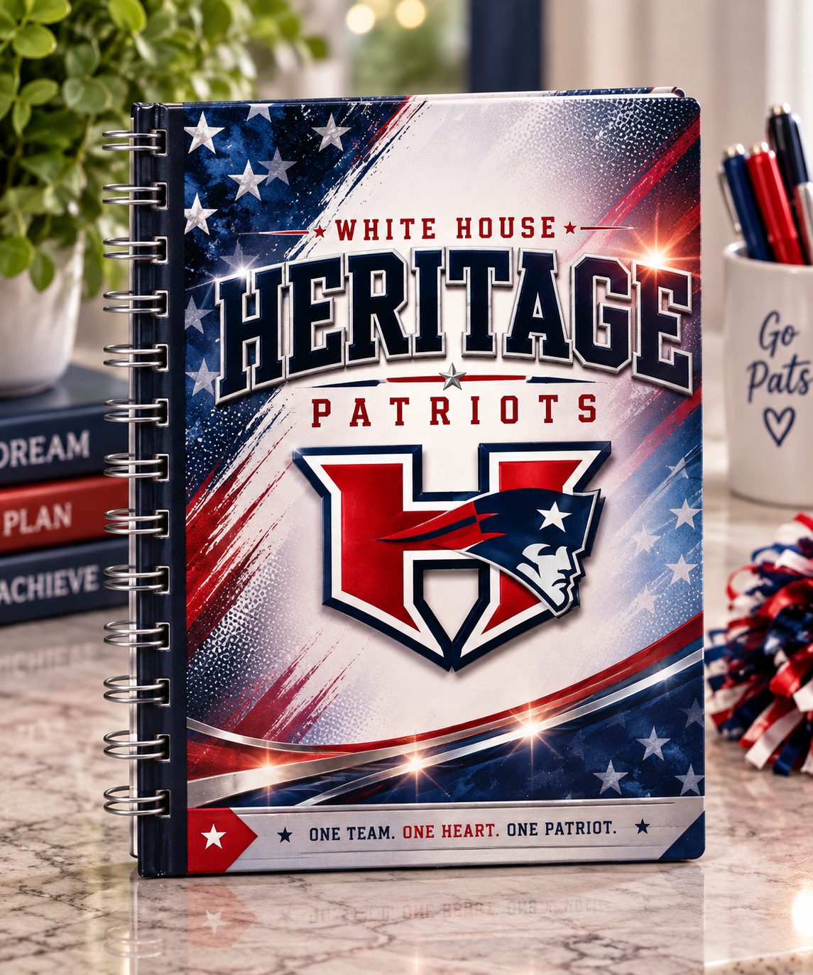 Patriot Heart White House Heritage Hardcover Journal