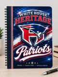 Patriot Pride White House Heritage Hardcover Journal