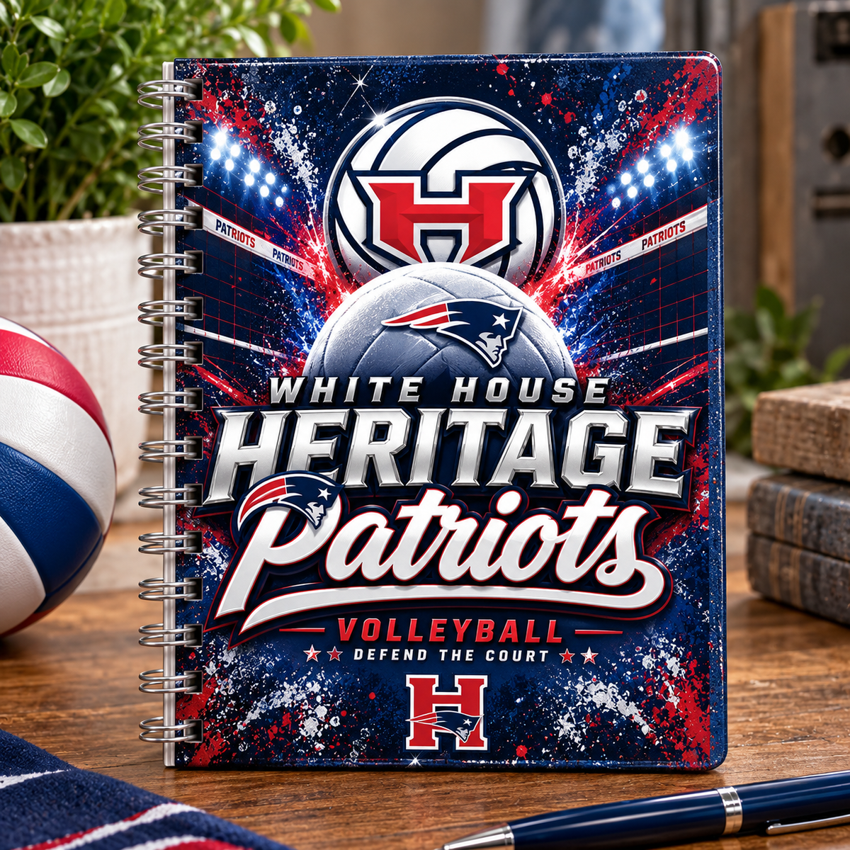 Patriots VB White House Heritage Hardcover Journal