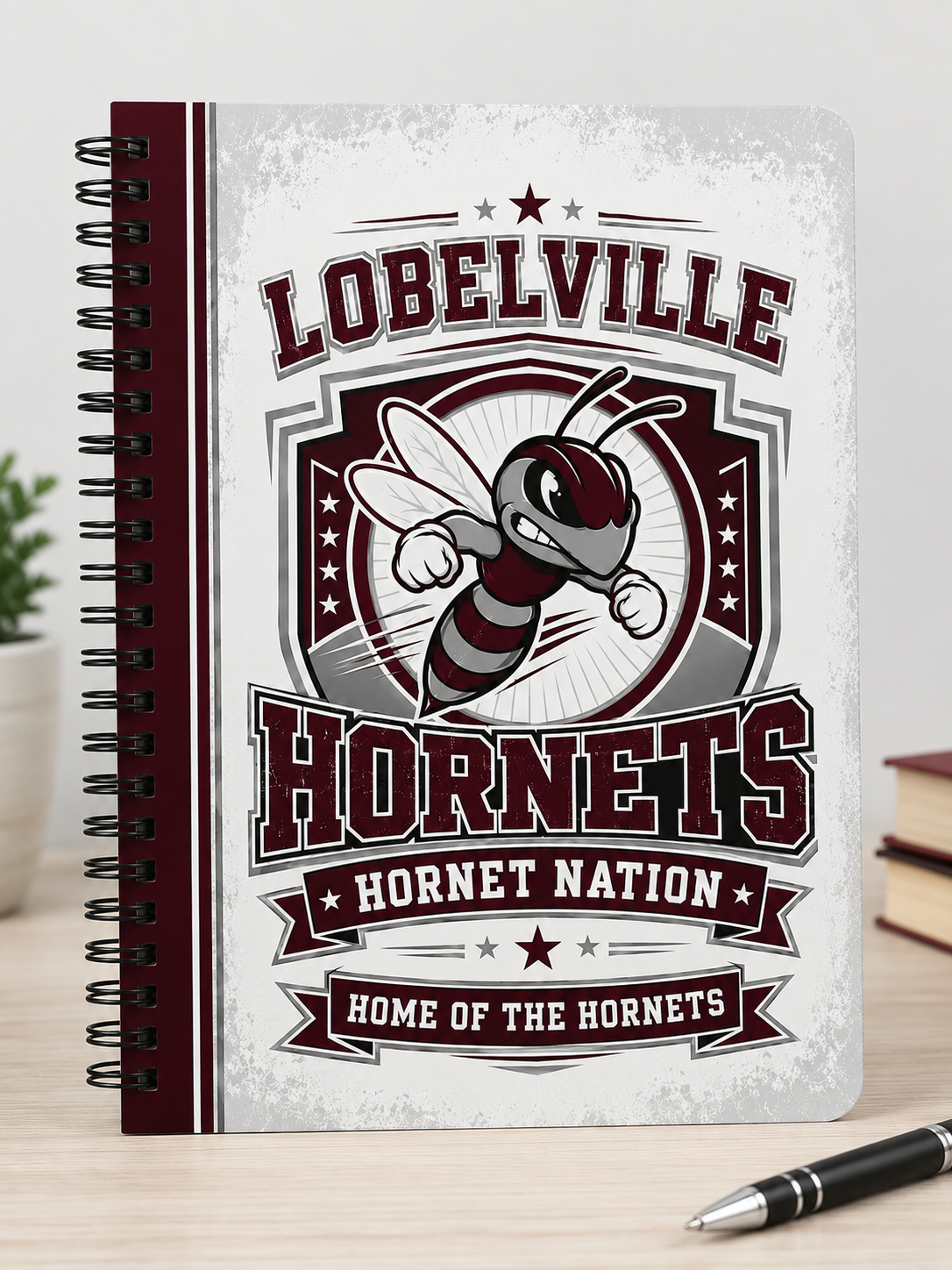 Hornet Nation Lobelville Hardcover Journal