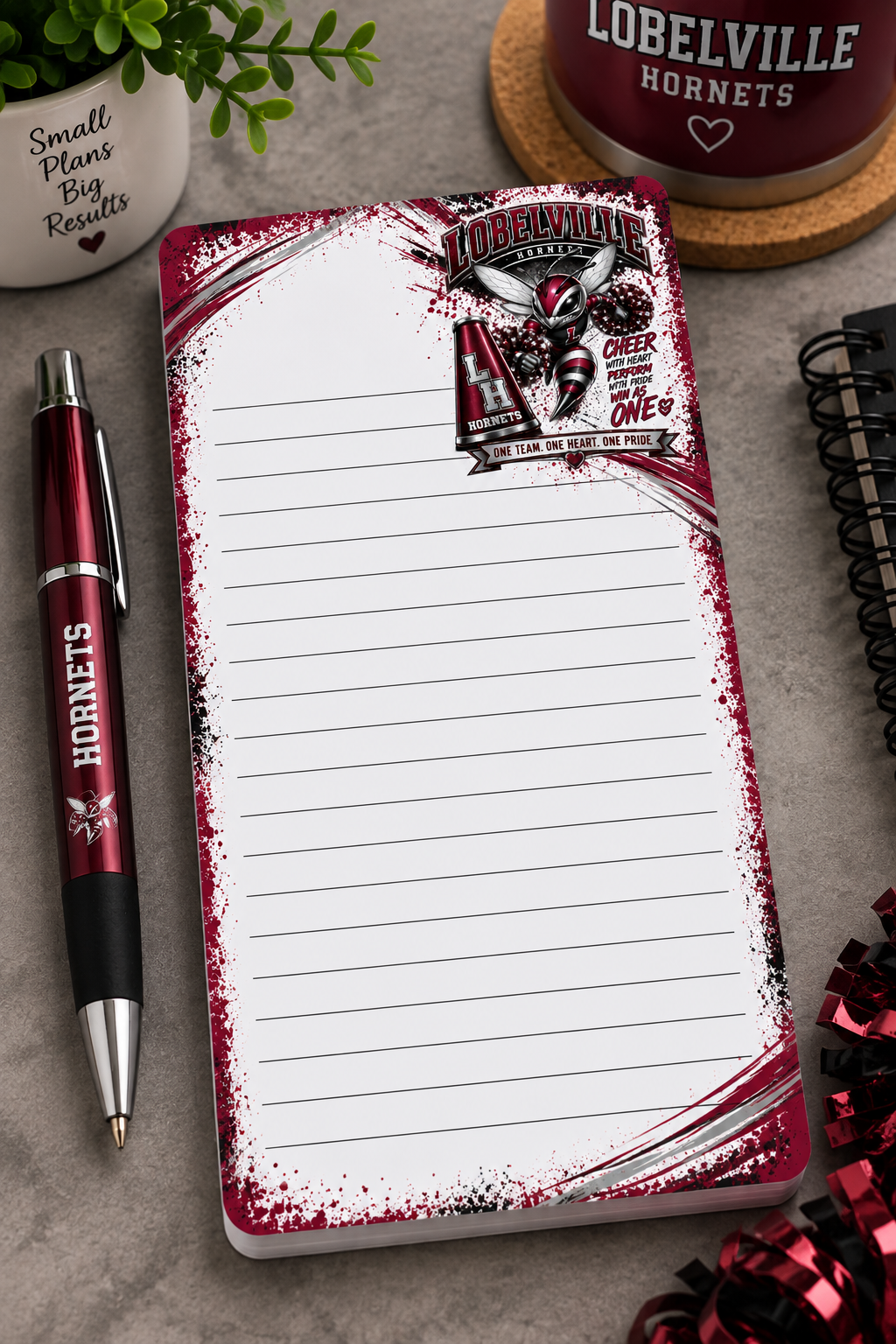 Hornet Cheer Lobelville List Pad