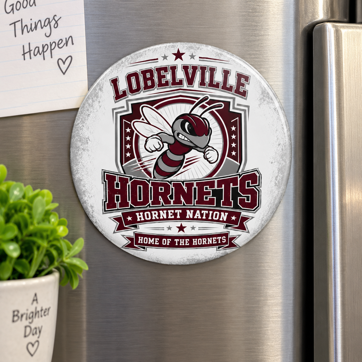Hornet Nation Lobelville Magnet