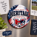 Patriot Heart White House Heritage Magnet