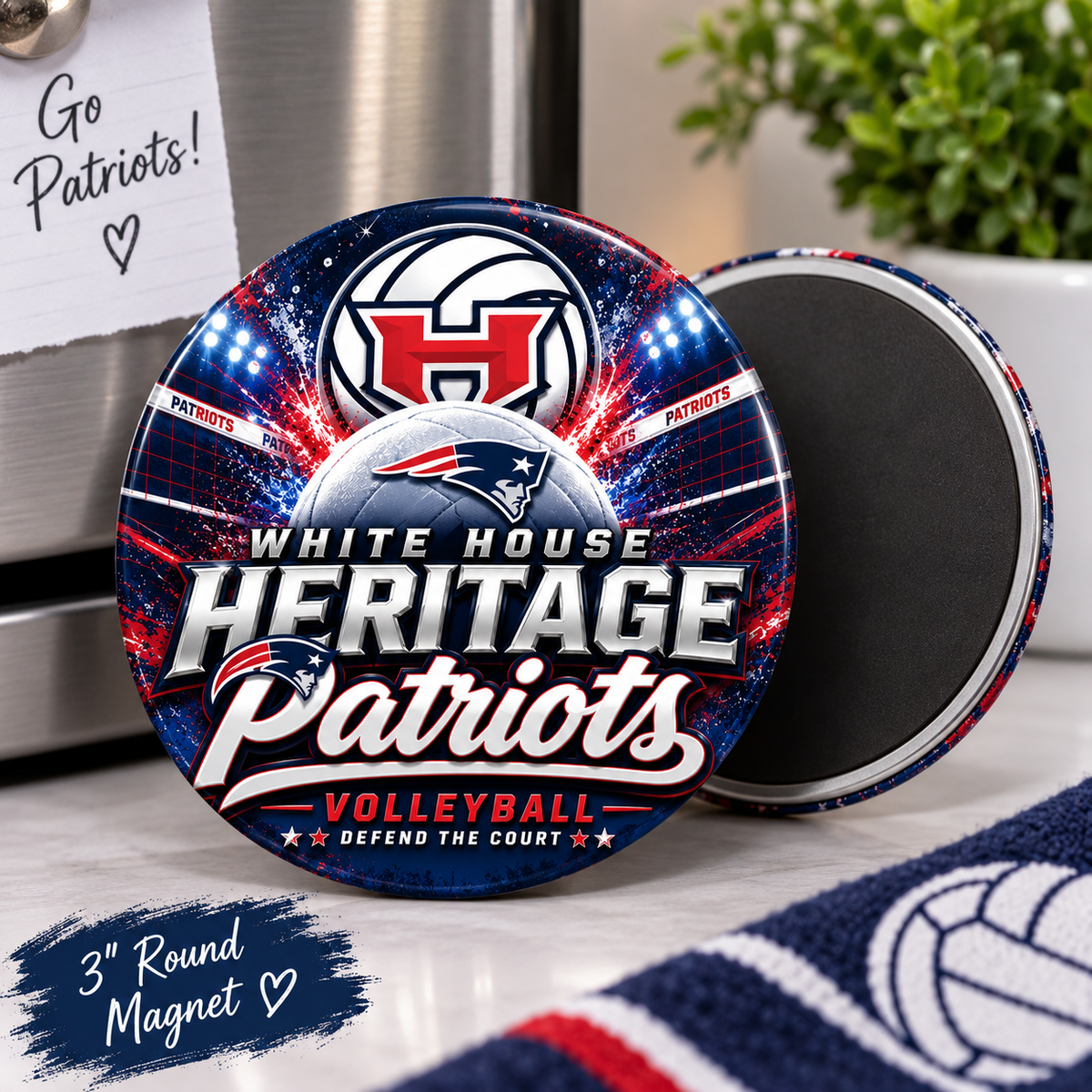 Patriots VB White House Heritage Magnet
