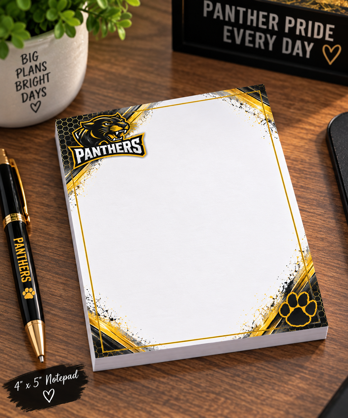 Panther Pride Lewis County Notepad