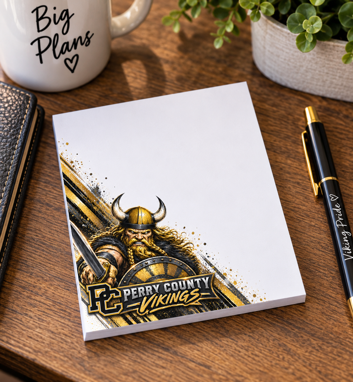 Warrior Viking Perry County Notepad