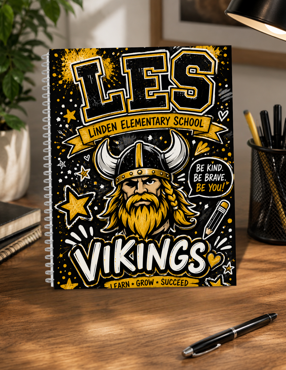 Little Viking Pride Linden Elementary Spiral Notebook