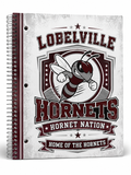 Hornet Nation Lobelville Spiral Notebook