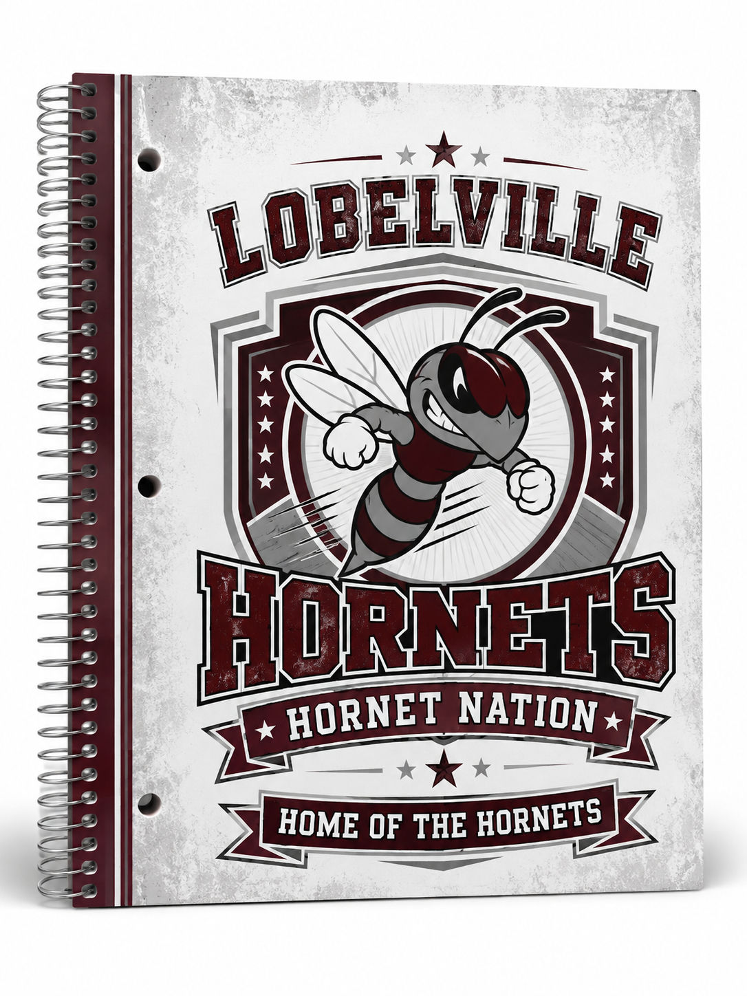 Hornet Nation Lobelville Spiral Notebook