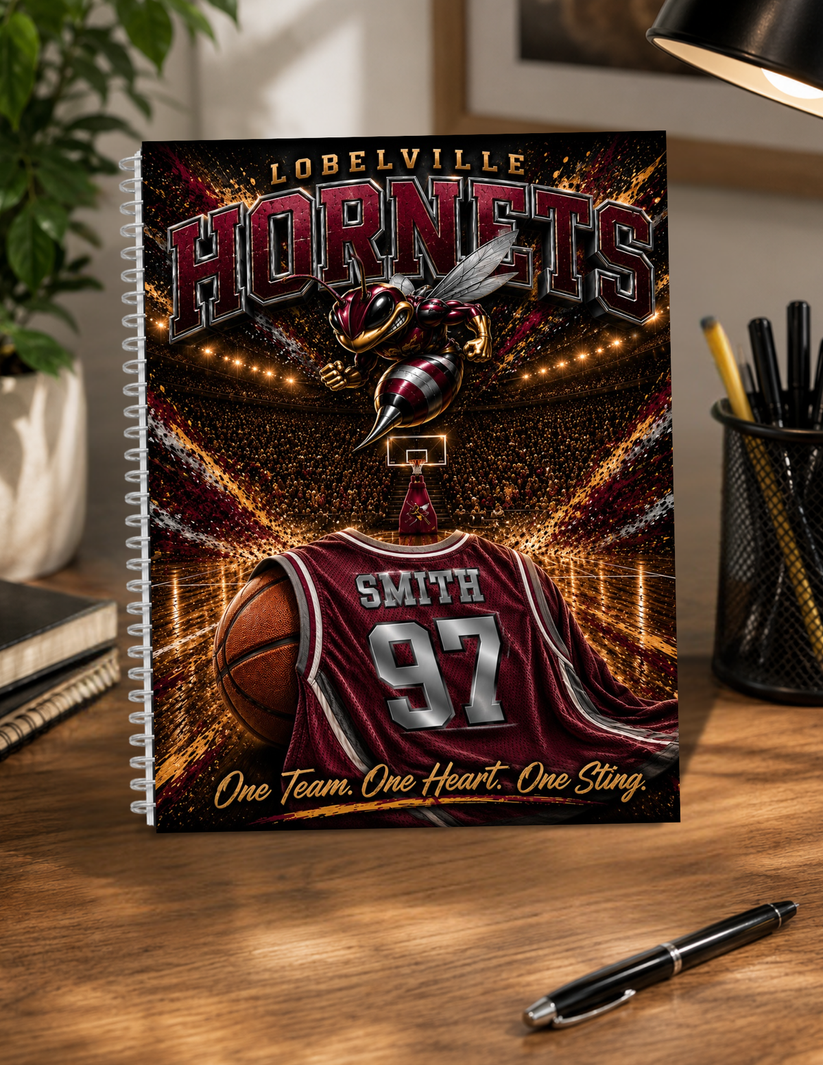 Lobelville Hornets Basketball Personalized