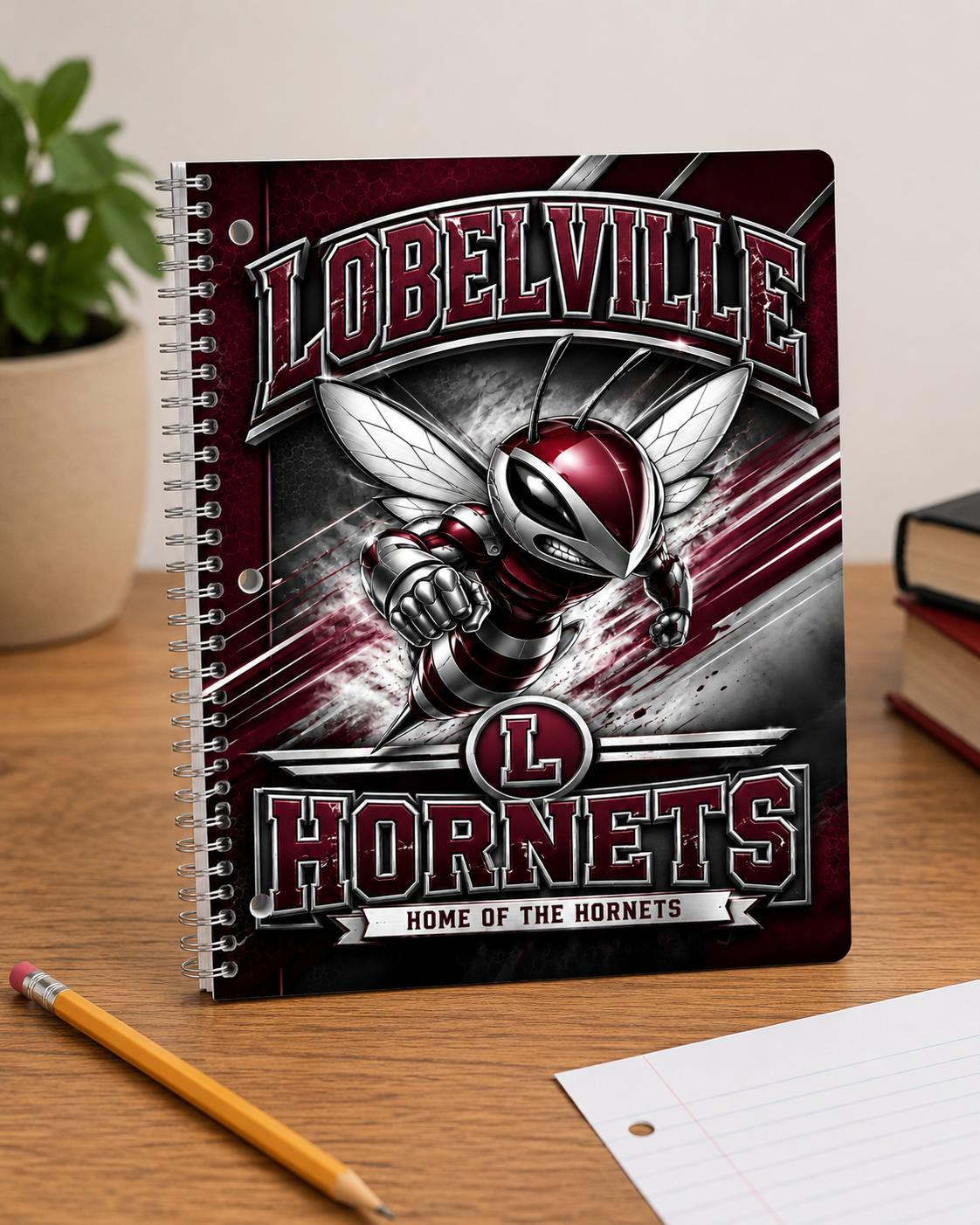 Home Turf Lobelville Spiral Notebook