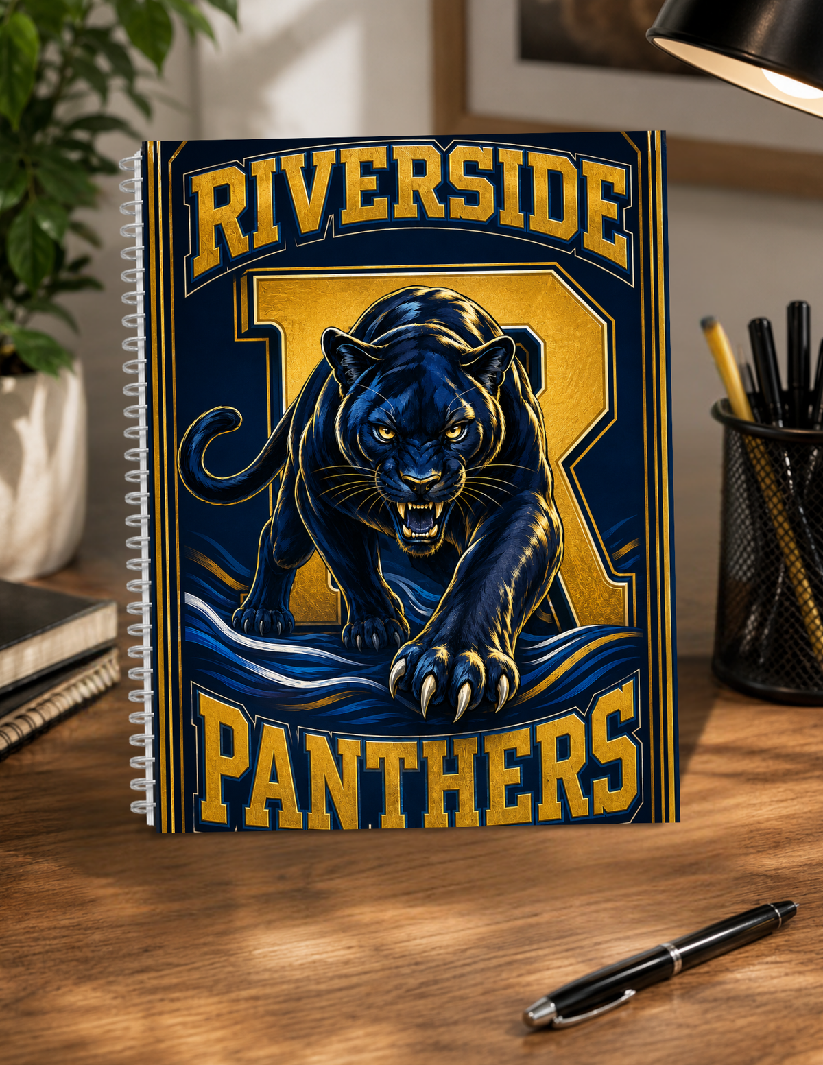 Riverside Fierce Riverside Spiral Notebook