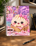 Glitter Dumpling Spiral Notebook