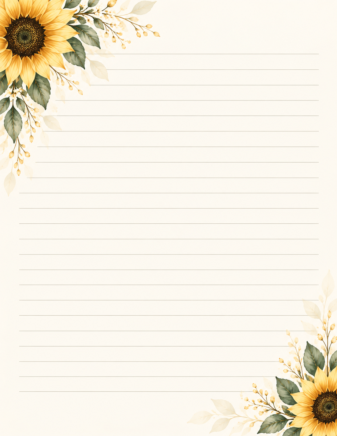 Sunflowers Hardcover Planner
